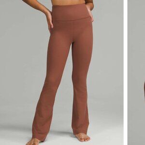 Lululemon Groove Super-High-Rise Flared Pant Nulu Ancient copper Size 12 NWT